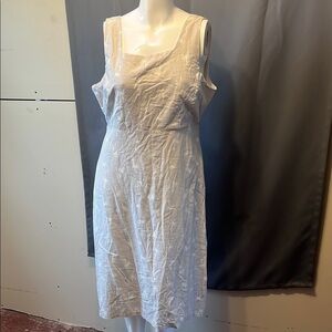 Charlie Paige Cream Sleeveless Sundress XL